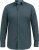 D555 MORGAN Micro AOP Long Sleeve Shirt With Concealed Button Down Collar Navy - Camisas - Camisas 2XL-10XL
