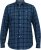 D555 SONNY Navy Check Long Sleeve Shirt With Chest Patch Pocket & Button Down Collar Navy Check - Camisas - Camisas 2XL-10XL