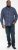 D555 SONNY Navy Check Long Sleeve Shirt With Chest Patch Pocket & Button Down Collar Navy Check - Camisas - Camisas 2XL-10XL