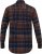 D555 SHERLOCK Check Overshirt With Two Patch Pockets & Button Down Collar Navy - Camisas - Camisas 2XL-10XL