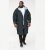 D555 Webber Chaqueta impermeable con forro sherpa negra - Chaquetas - Chaquetas Tallas Grandes 2XL-8XL