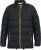 D555 CRISTIANO Puffer Jacket With Binding On Cuffs And Embroidery Badge On Sleeve Black - Chaquetas - Chaquetas Tallas Grandes 2XL-8XL