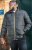 D555 CRISTIANO Puffer Jacket With Binding On Cuffs And Embroidery Badge On Sleeve Black - Chaquetas - Chaquetas Tallas Grandes 2XL-8XL