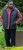 D555 FELIPE Zip Through Padded Gilet With Contrast Colour Lining And Rubber Badge Black - Chaquetas - Chaquetas Tallas Grandes 2XL-8XL