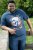 D555 NEAL Skull With Flames Printed Crew Neck T-Shirt Navy/Blue Twist - Camisetas - Camisetas - 2XL-14XL