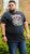 D555 JAGGER Legends Motor Bike Printed Crew Neck T-Shirt Navy - Camisetas - Camisetas - 2XL-14XL