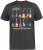 D555 JAIDEN Legends Guitar Printed Crew Neck T-Shirt Khaki - Camisetas - Camisetas - 2XL-14XL