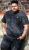 D555 ORSTON Reno Fabric Crew Neck T-Shirt With Chest Embroidery Black Reno - Camisetas - Camisetas - 2XL-14XL
