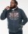 D555 HAMILTON Full Zip Hoody With Authentic 1996 Chest Print Denim - Sudaderas - Sudaderas 2XL-12XL