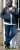D555 HAMILTON Full Zip Hoody With Authentic 1996 Chest Print Denim - Sudaderas - Sudaderas 2XL-12XL