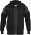 D555 DEAN Couture Zip Through Hoody With Woven Contrast Fabric Trim Black - Sudaderas - Sudaderas 2XL-12XL