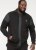 D555 DEAN Couture Zip Through Hoody With Woven Contrast Fabric Trim Black - Sudaderas - Sudaderas 2XL-12XL