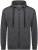 Adamo Athen Hoodie with Zipper Charcoal - Sudaderas - Sudaderas 2XL-12XL