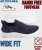 D555 Blyth 2 Kingsize Hands Free Shoes With Knitted Top Navy - Calzado de hombre 40-52 - 
