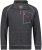 Adamo Manuel Sweatshirt with Zipper Charcoal - Sudaderas - Sudaderas 2XL-12XL