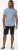 D555 Falmouth 1 Linen Mix Short Sleeve Shirt With Button Down Blue - Camisas - Camisas 2XL-10XL