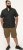 D555 Matlock Short Sleeve AOP Shirt With Hidden Button Down Black - Camisas - Camisas 2XL-10XL