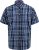 D555 Walsall Button Down Collar Short Sleeve Shirt Navy Shirt - Camisas - Camisas 2XL-10XL