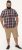 D555 Shields Button Down Collar Short Sleeve Shirt With Pocket Red Check - Camisas - Camisas 2XL-10XL