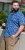 D555 Hartlepool Short Sleeve Vintage Car AOP Stretch Shirt Blue - Camisas - Camisas 2XL-10XL