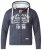 D555 Vadal Full Zip Hoodie Charcoal - Sudaderas - Sudaderas 2XL-12XL