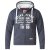D555 Vadal Full Zip Hoodie Charcoal - Sudaderas - Sudaderas 2XL-12XL