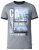 D555 Howie Fine Stripe T-shirt Grey - Camisetas - Camisetas - 2XL-14XL