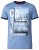 D555 Howie Fine Stripe T-shirt Blue - Camisetas - Camisetas - 2XL-14XL