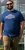 D555 Cheltenham Record With Reflection Printed T-shirt French Navy - Camisetas - Camisetas - 2XL-14XL