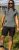D555 Poole Circle Wave Printed Crew Neck T-shirt Khaki - Camisetas - Camisetas - 2XL-14XL