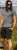 D555 Poole Circle Wave Printed Crew Neck T-shirt Khaki - Camisetas - Camisetas - 2XL-14XL