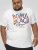D555 SYDNEY Multi Coloured Bondi Beach Printed T-Shirt White - Camisetas - Camisetas - 2XL-14XL