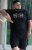 D555 Leamington Tiger Eyes Printed Crew Neck T-shirt Black - Camisetas - Camisetas - 2XL-14XL