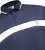 D555 Hinckley Stretch Polo With Contrast Tipping Collar Navy - Polos - Polos 2XL-8XL