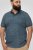 D555 Woolwich AOP Polo Shirt With Ribbed Collar Blue - Polos - Polos 2XL-8XL
