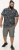 D555 Worthing Surf AOP Short Sleeve Button Down Collar Shirt Navy - Camisas - Camisas 2XL-10XL
