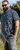 D555 Worthing Surf AOP Short Sleeve Button Down Collar Shirt Navy - Camisas - Camisas 2XL-10XL