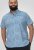 D555 Torquay AOP Short Sleeve Button Down Collar Shirt Blue Wave - Camisas - Camisas 2XL-10XL