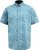 D555 Torquay AOP Short Sleeve Button Down Collar Shirt Blue Wave - Camisas - Camisas 2XL-10XL