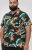 D555 Selby Hawaiian AOP Short Sleeve Revere Collar Shirt Black - Camisas - Camisas 2XL-10XL