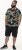 D555 Selby Hawaiian AOP Short Sleeve Revere Collar Shirt Black - Camisas - Camisas 2XL-10XL