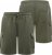 D555 Wigan 1 Elasticated Waist Fleece Cargo Shorts Khaki - Pantalones y cortos de chándal - Pantalones y Pantalones cortos de chándal - 2XL-12XL