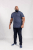 D555 Grant Polo Shirt Denim Blue - Polos - Polos 2XL-8XL