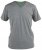 D555 Signature V-neck T-shirt Grey - Camisetas - Camisetas - 2XL-14XL