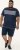D555 Swansea Cut And Sew Crew Neck T-Shirt Navy - Camisetas - Camisetas - 2XL-14XL