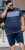 D555 Swansea Cut And Sew Crew Neck T-Shirt Navy - Camisetas - Camisetas - 2XL-14XL