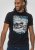 D555 Knowle Detroit Motor Bike Printed Crew Neck T-Shirt Navy - Camisetas - Camisetas - 2XL-14XL