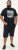 D555 Knowle Detroit Motor Bike Printed Crew Neck T-Shirt Navy - Camisetas - Camisetas - 2XL-14XL