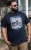 D555 Knowle Detroit Motor Bike Printed Crew Neck T-Shirt Navy - Camisetas - Camisetas - 2XL-14XL