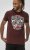 D555 Loughborough Official Gas Monkey Crew Neck T-Shirt Burgundy Black Twist - Camisetas - Camisetas - 2XL-14XL